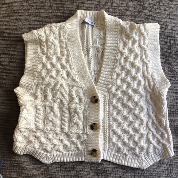 Zara Sweaters Zara Sweater Vest Poshmark